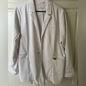 White Figs lab coat